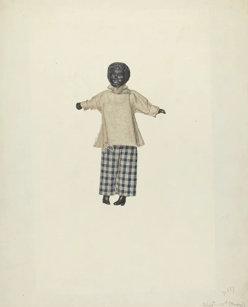 China Headed Negro Doll
