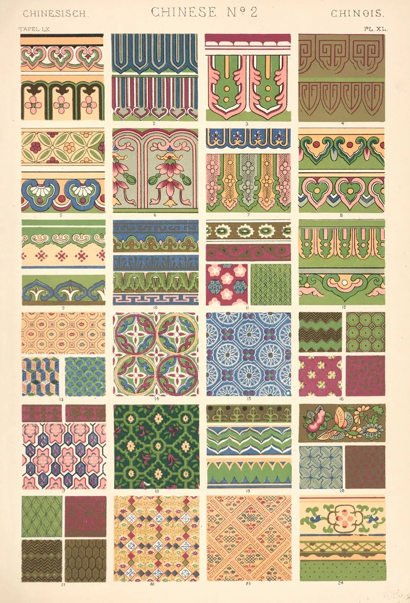 Chinese No 2 3 by Owen Jones - Canvas Print