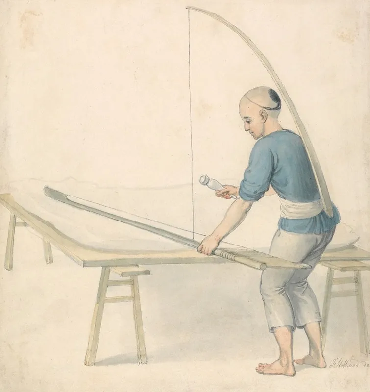 Chinese Youth Weaving