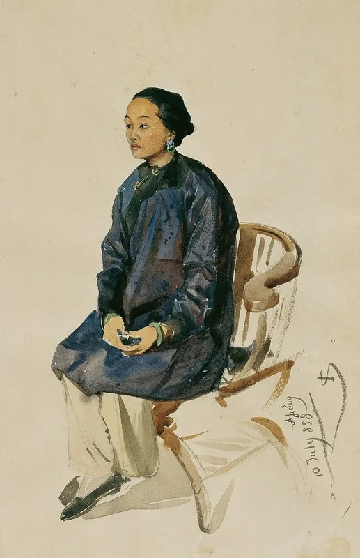 Chinesin by Joseph Selleny - Canvas Print