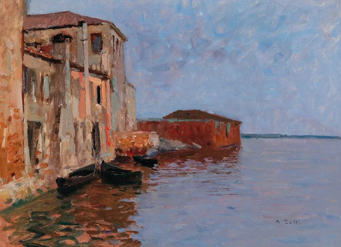 Chioggia by Alfred Zoff - Canvas Print