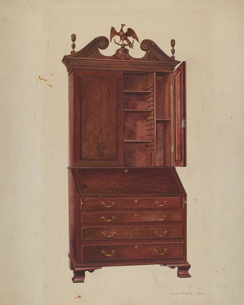 Chippendale Secretary
