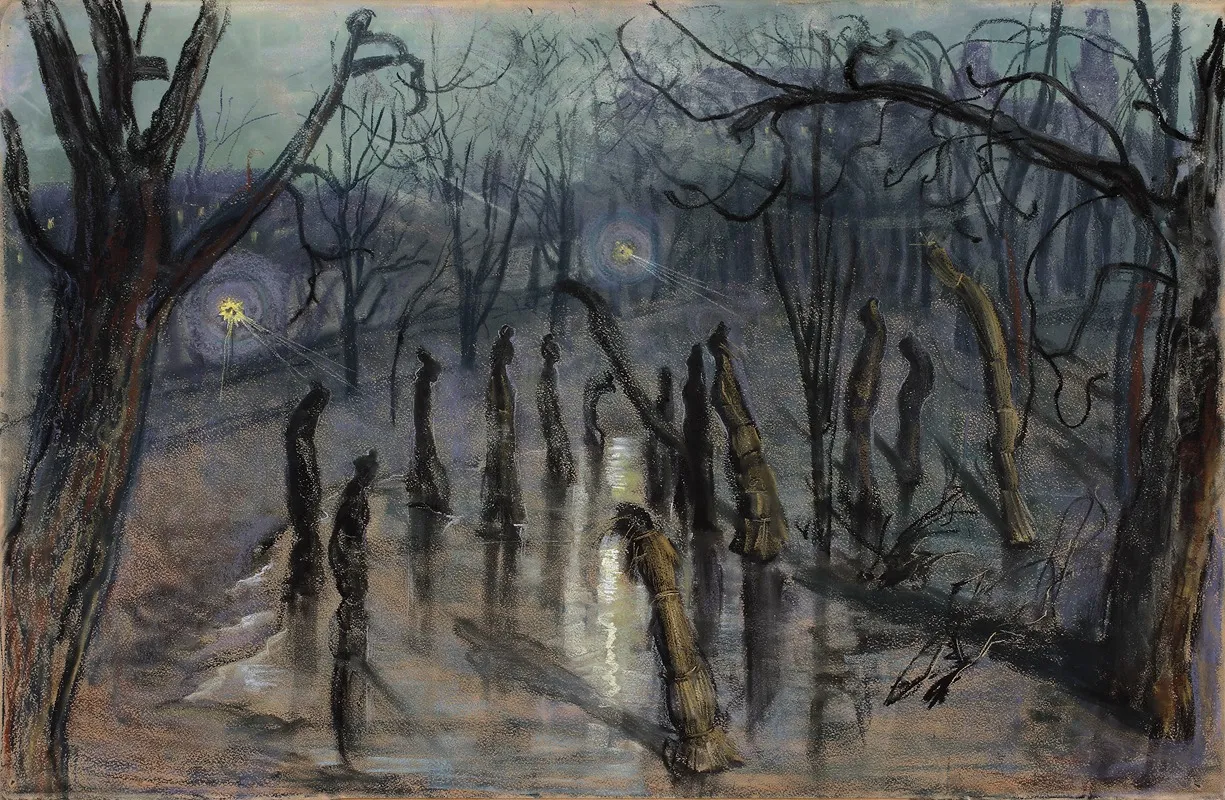 Chocholy Straw Men Dancing In The Planty