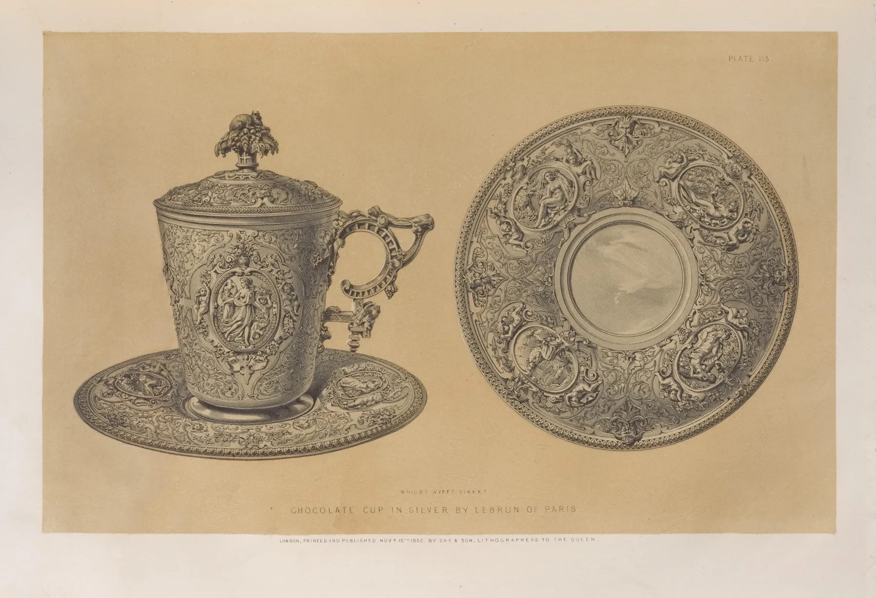 Chocolate Cup In Silver