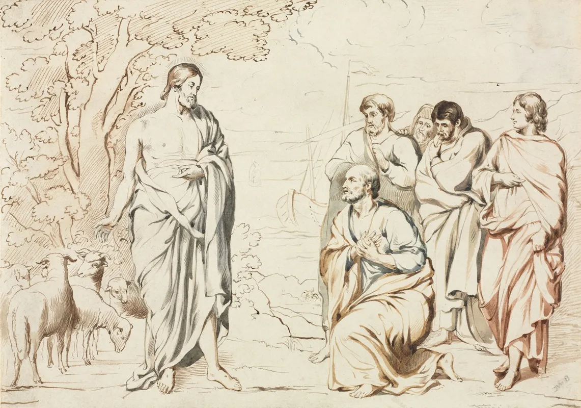 Christ And His Disciples