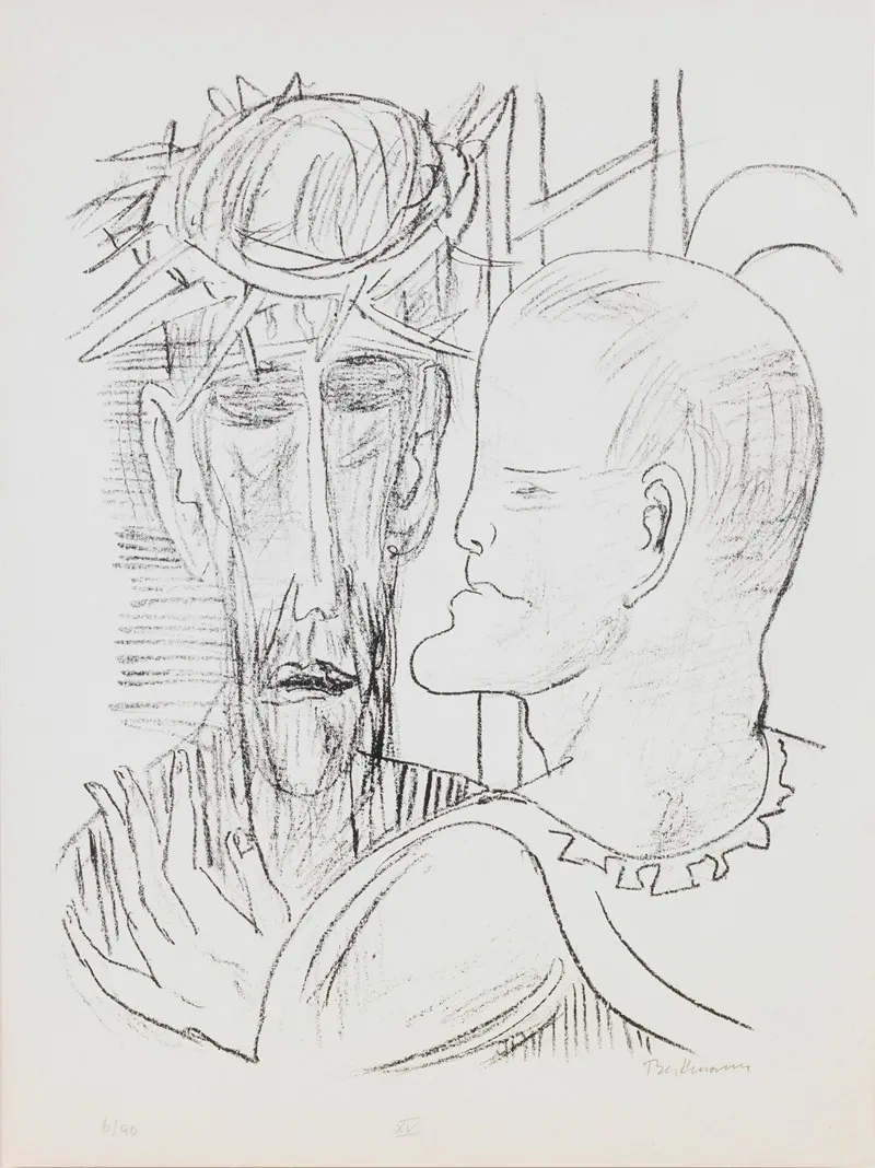Christ And Pilate Plate 15 From The Portfolio Day And Dream