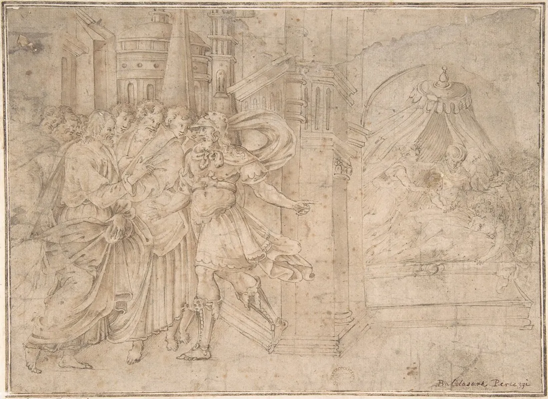 Christ And The Daughter Of The Centurion