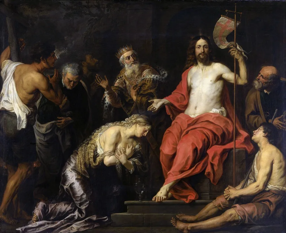 Christ And The Penitent Sinners