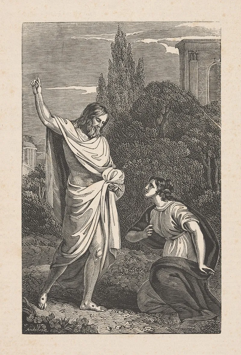 Christ Appeareth To Mary