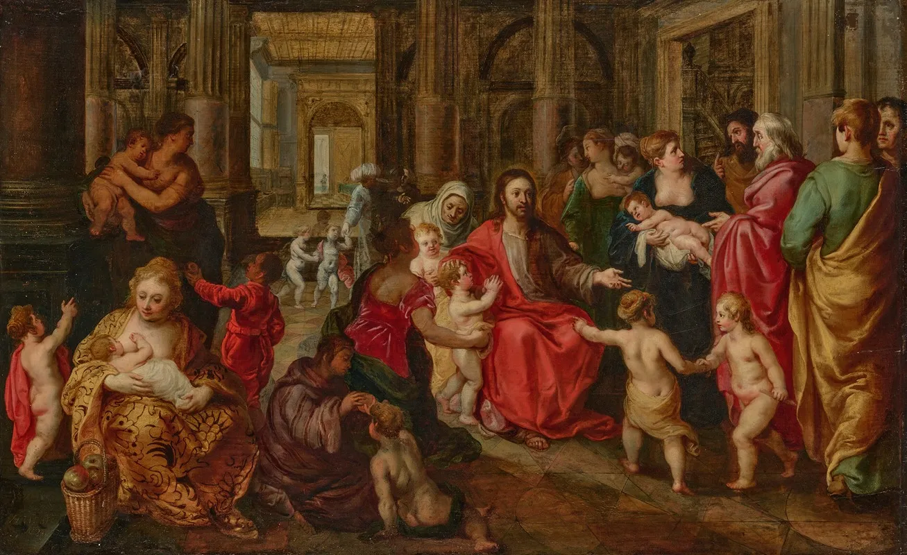 Christ Blessing The Children 6