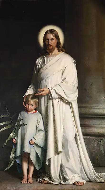 Christ Blessing The Little Child