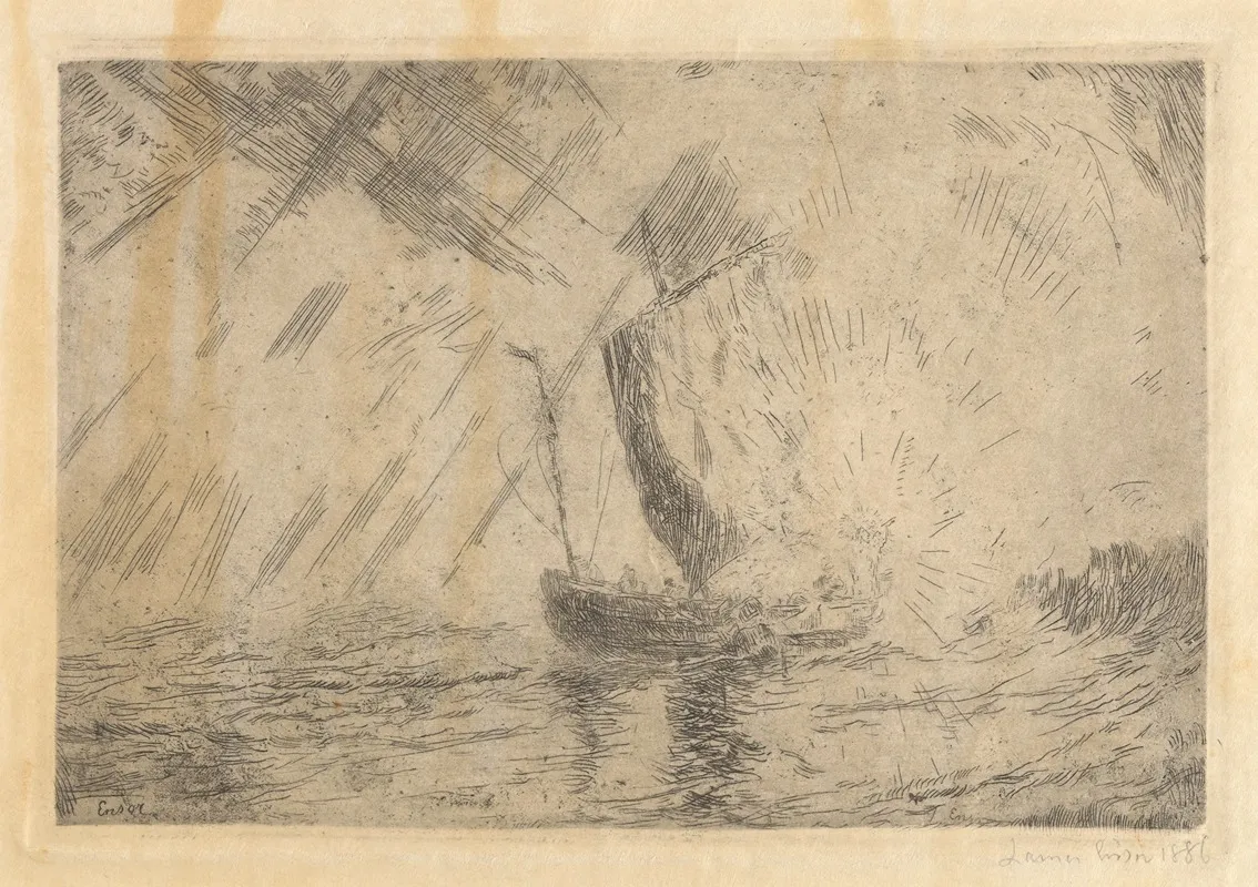 Christ Calming The Tempest