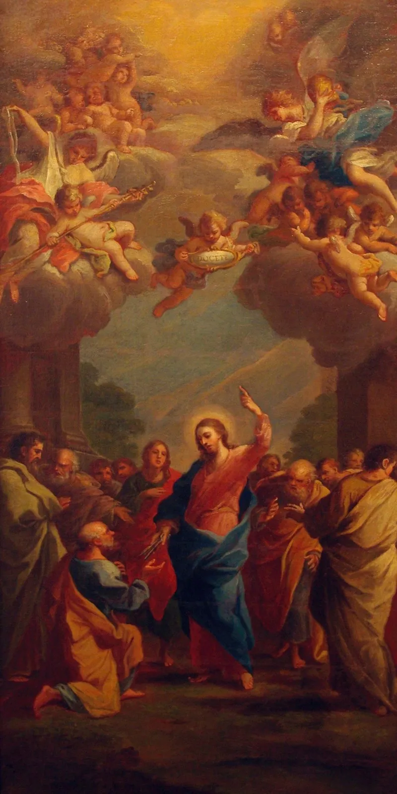 Christ Hands The Keys To St Peter