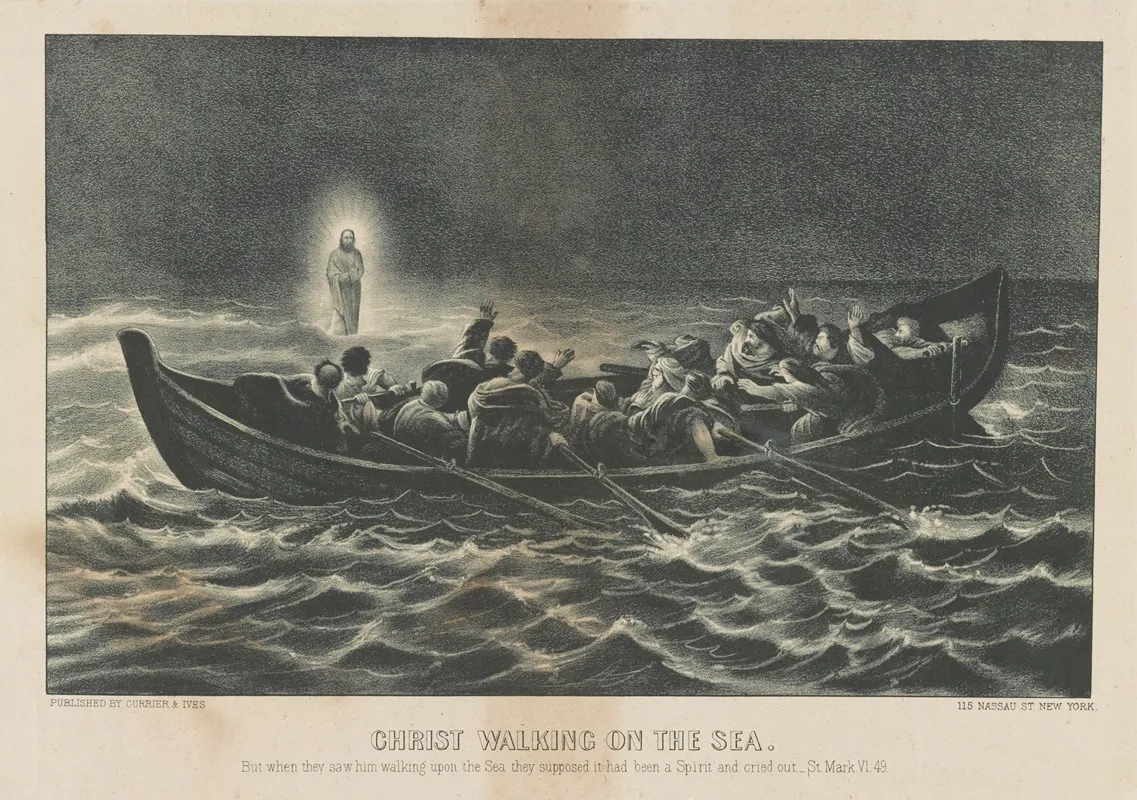 Christ Walking On The Sea
