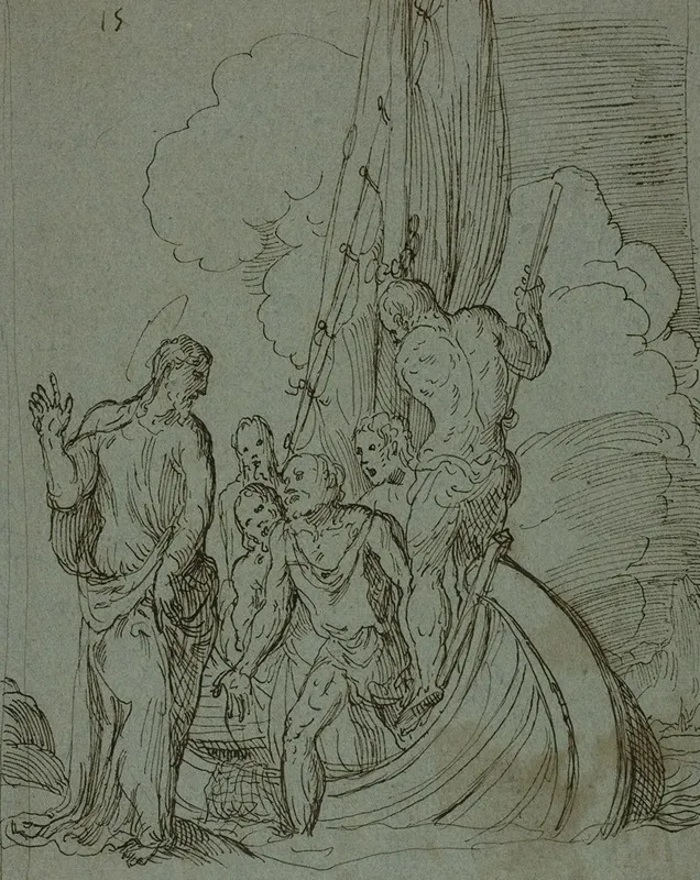 Christ Walking On The Water Peter Following
