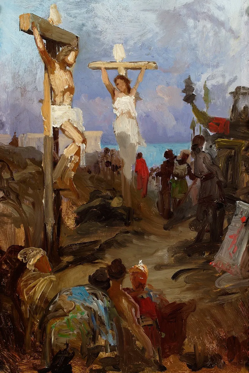 Christian Golgotha Sketch