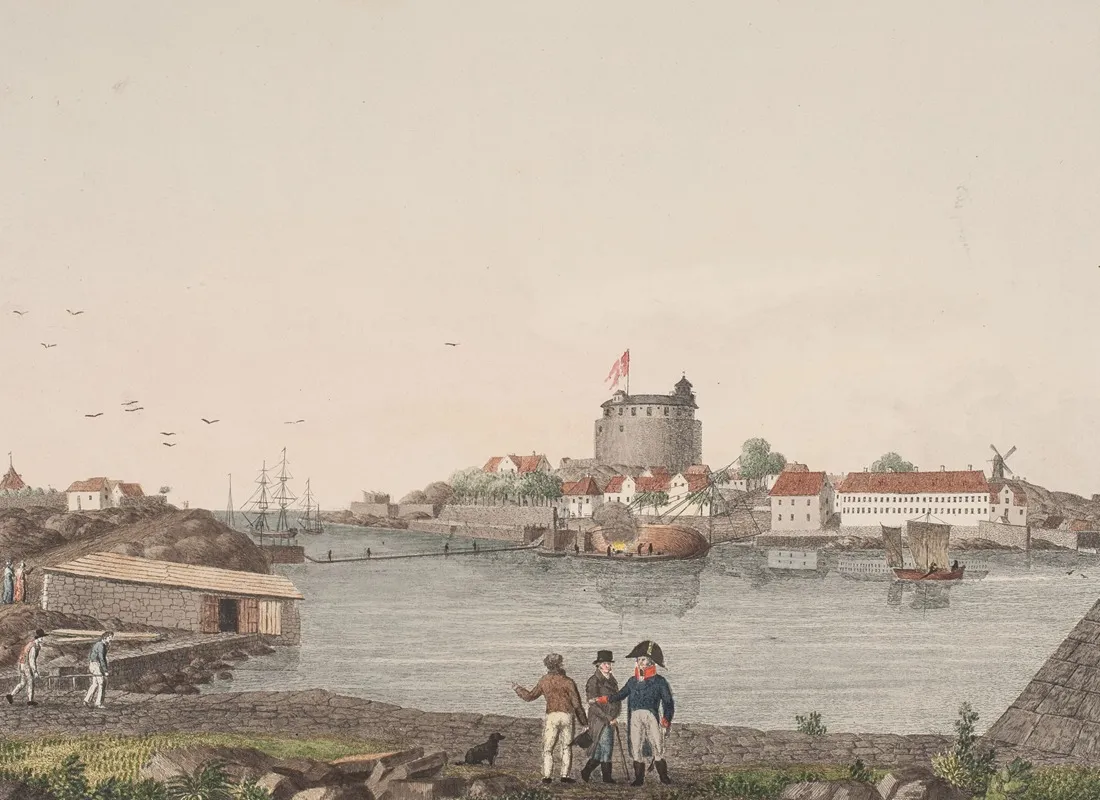 Christianso Sydhavnen by Søren L. Lange - Canvas Print