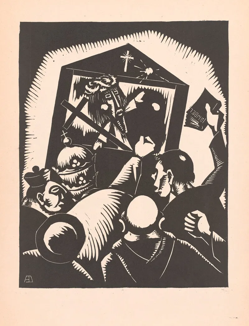 Christmas 5 by Albert Daenens - Canvas Print