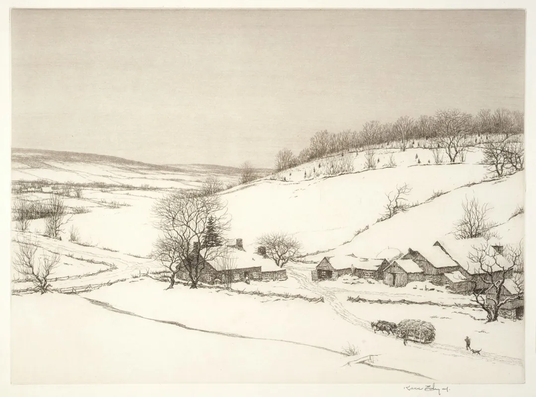 Christmas Trees by Kerr Eby - Canvas Print