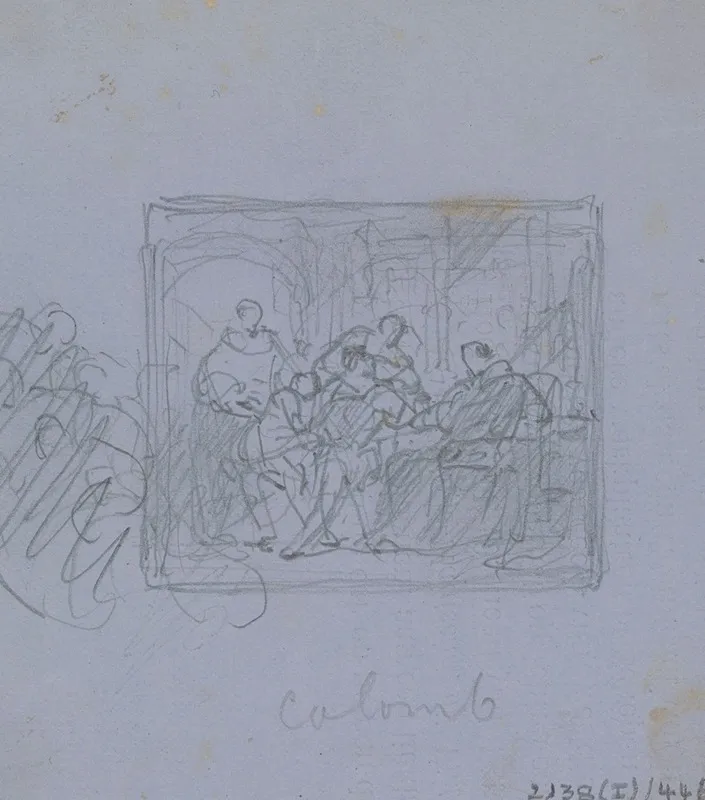 Christopher Columbus And His Sick Son In The Monastery La Rabida 2