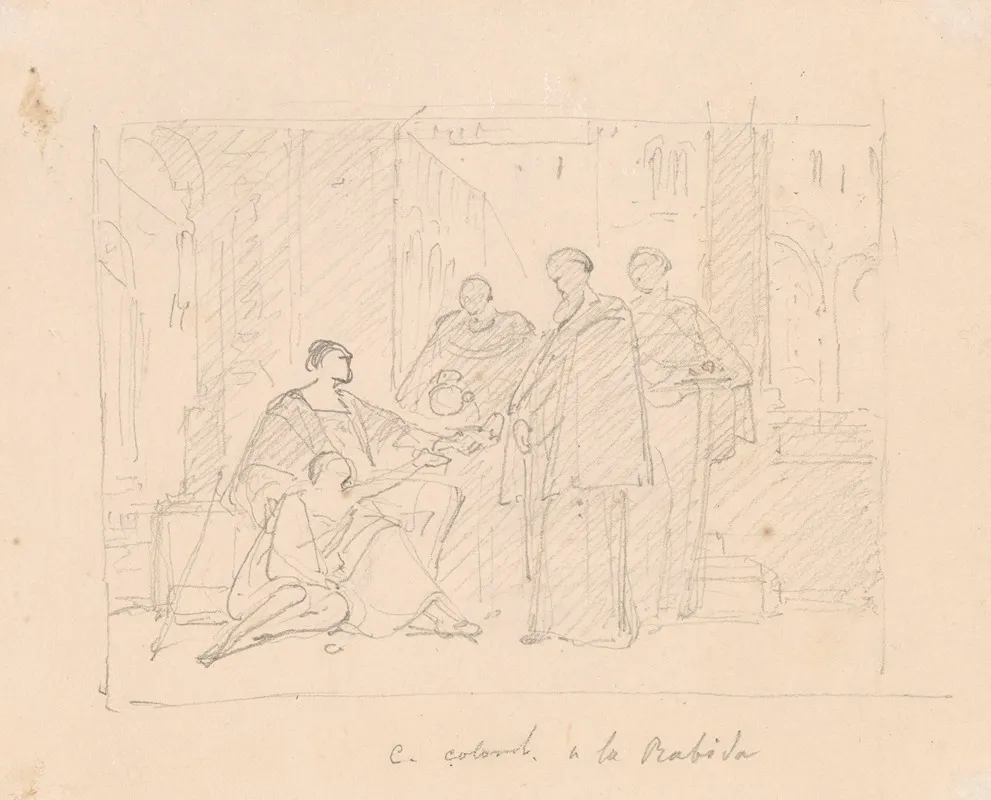 Christopher Columbus And His Sick Son In The Monastery La Rabida 6