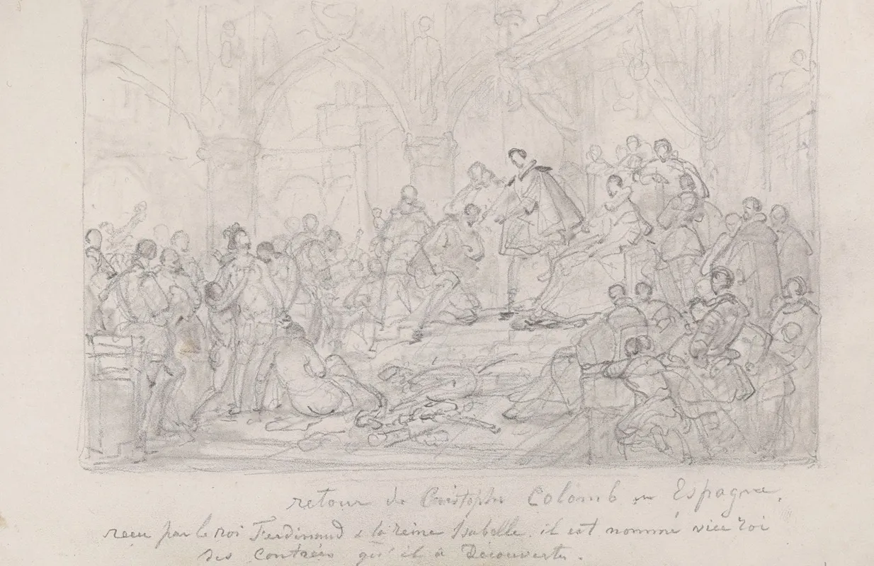 Christopher Columbus Return To Spain