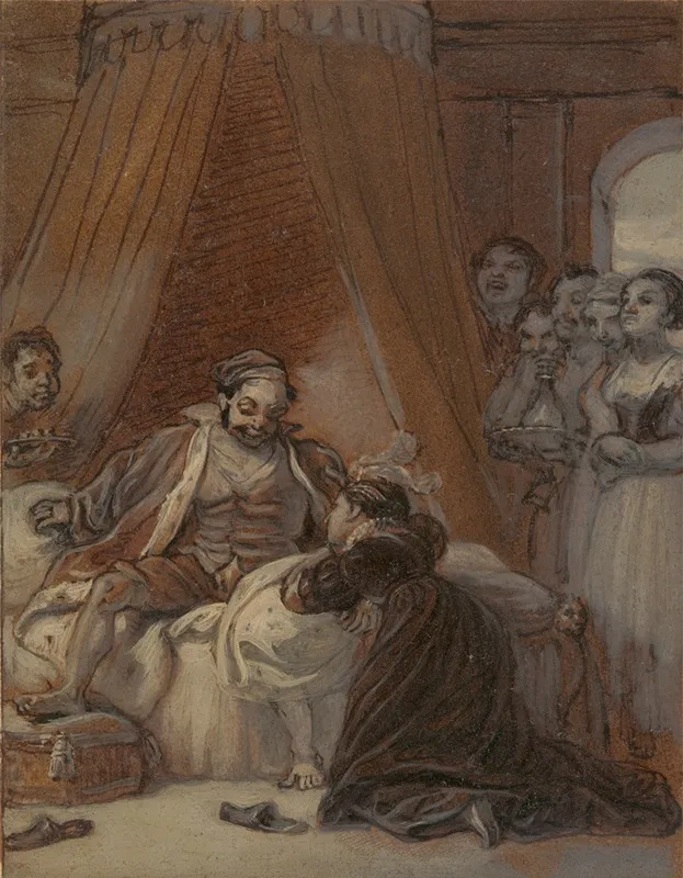 Christopher Sly And The Page As His Wife
