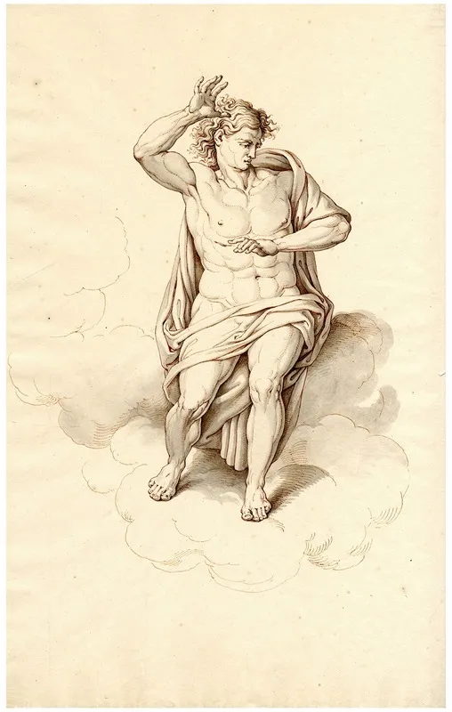 Christusfiguur by David Humbert de Superville - Canvas Print