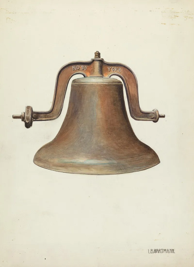 Church Bell 6 by L. B. Hartmann - Canvas Print