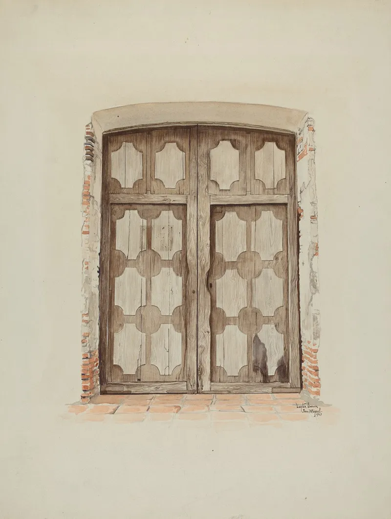Church Doors by Dayton Brown - Canvas Print