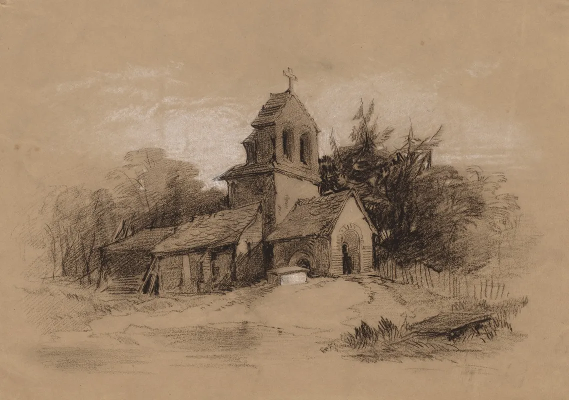Church In A Landscape 2