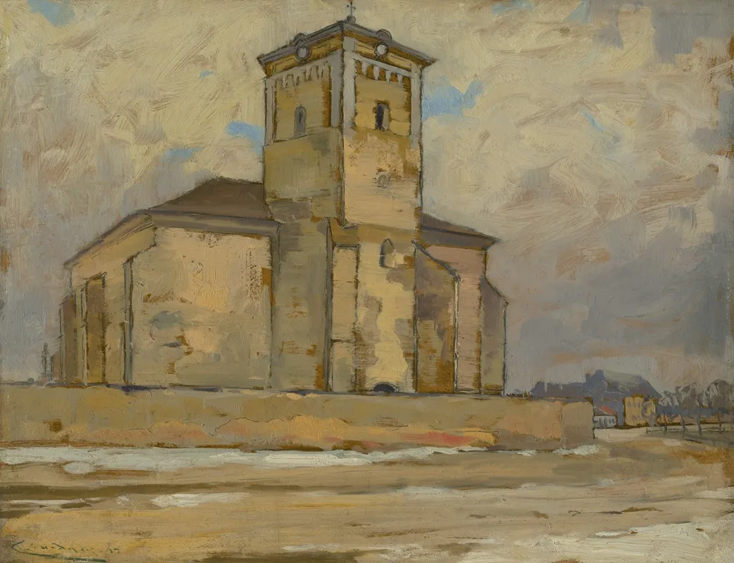 Church In Moldova by Ľudovít Čordák - Canvas Print