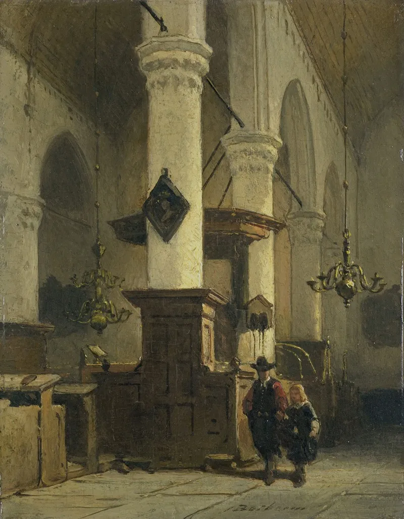 Church Interior 7 by Johannes Bosboom - Canvas Print