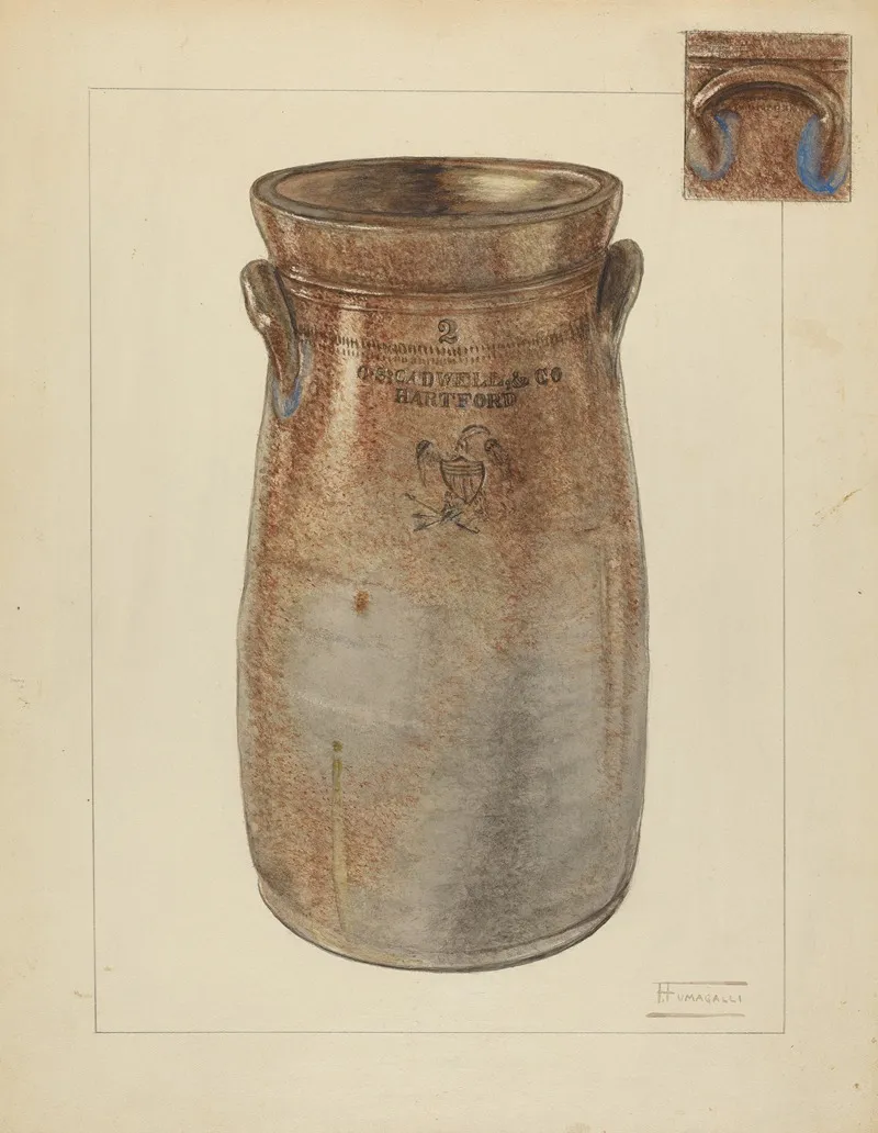 Churn 9 by Frank Fumagalli - Canvas Print