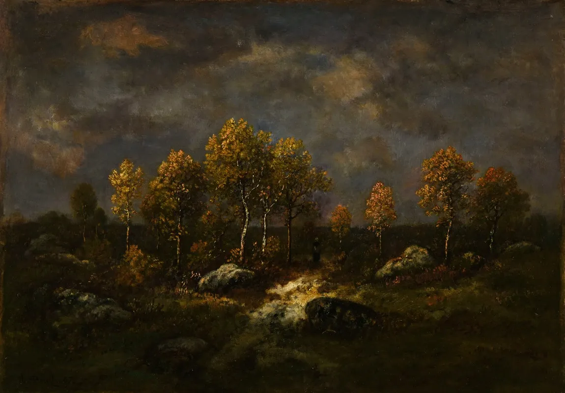 Ciel Dorage by Narcisse-Virgile Diaz de La Peña - Canvas Print