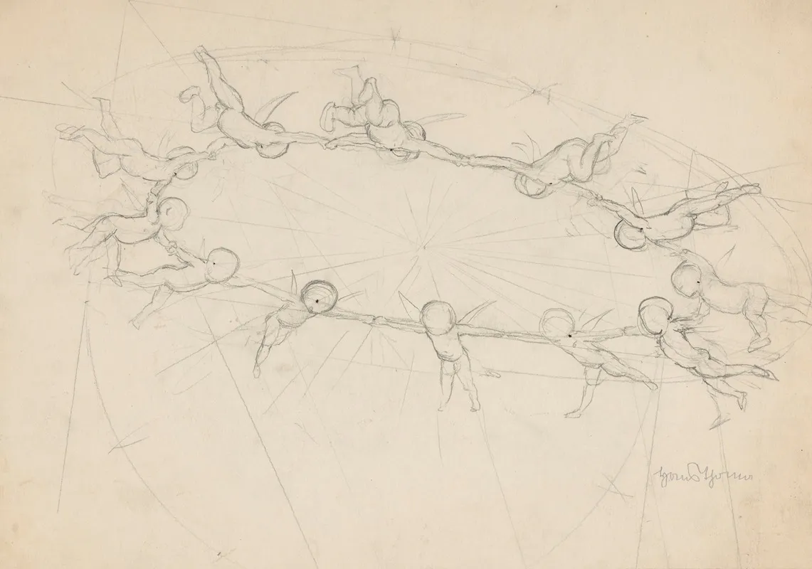 Circle Of Dancing Putti