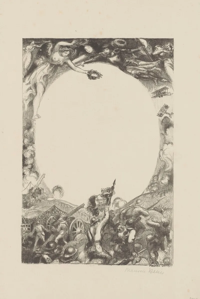 Citation A Lordre De Lartillerie by Maurice Denis - Canvas Print