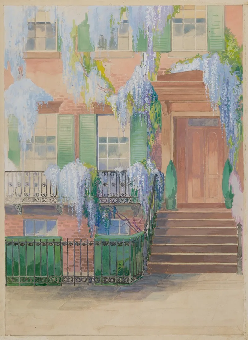 City Garden by Gilbert Sackerman - Canvas Print