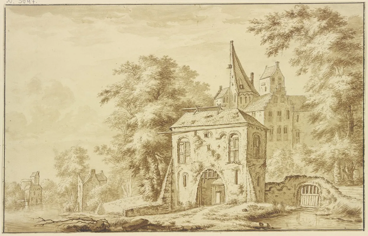 City Gate With Portcullis