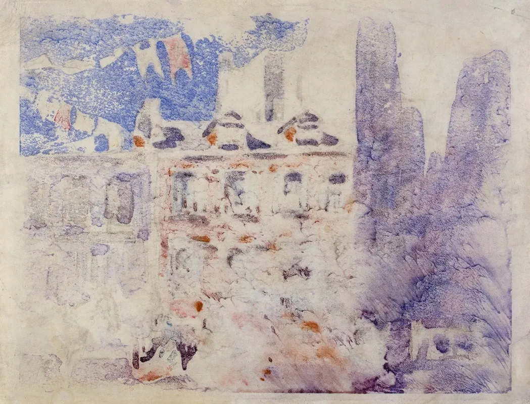 City Scene by George Luks - Canvas Print