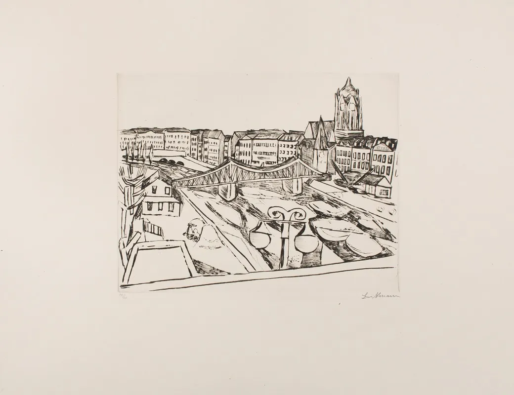 City View With Eiserner Steg