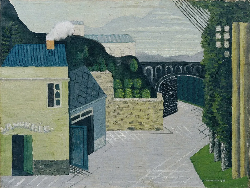 City With Viaduct by Louis Marcoussis - Canvas Print