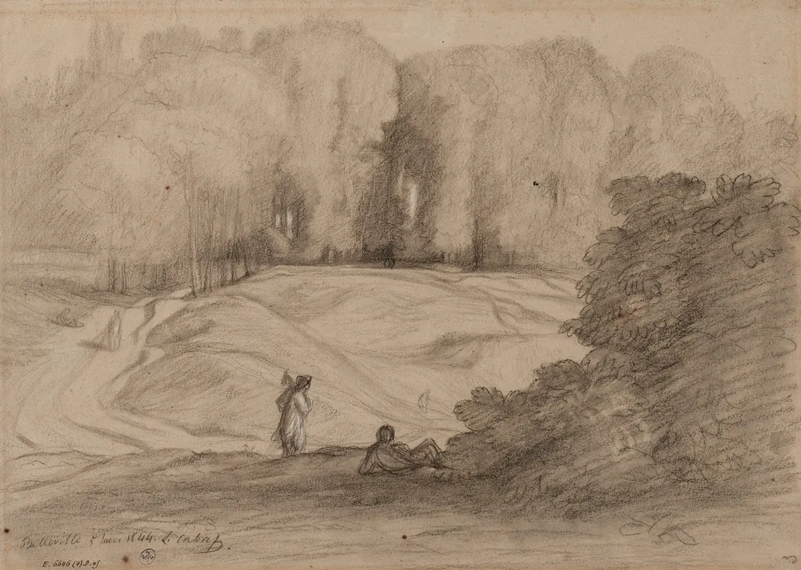 Clairiere Dans Les Bois A Belleville