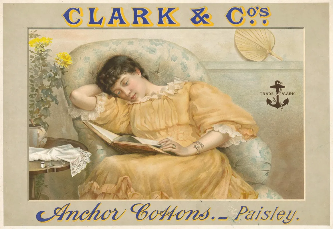 Clark Cos Anchor Cottons Paisley