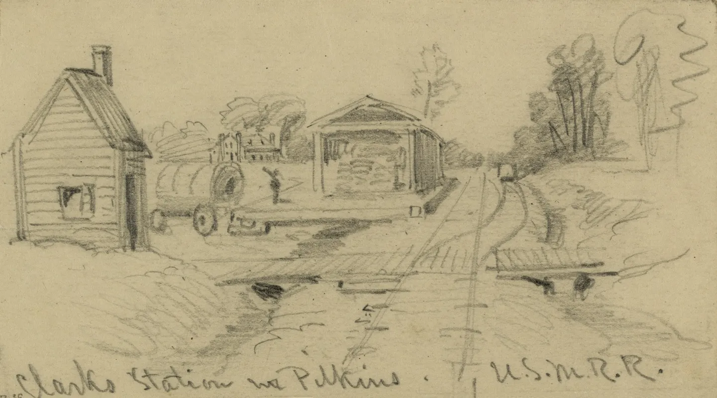 Clarks Station Nr Pilkins U S M R R