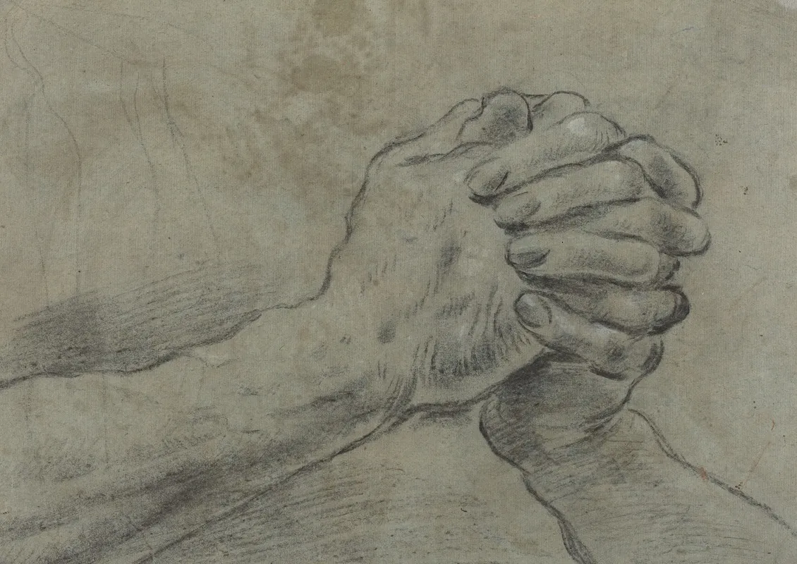 Clasped Hands Verso