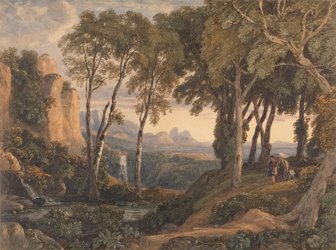 Classical Scene 6 by Francis Oliver Finch - Canvas Print