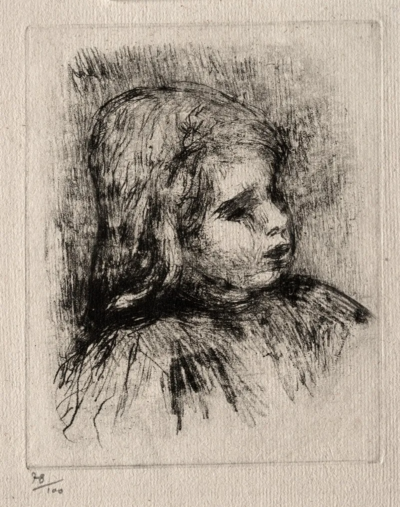 Claude Renoir De Trois Quarts A Droite
