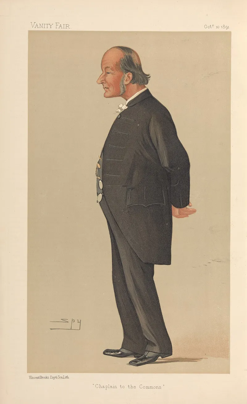Clergy Chaplain To The Commons Frederick William Farrar 10 October 1891 by Leslie Matthew Ward - Canvas Print