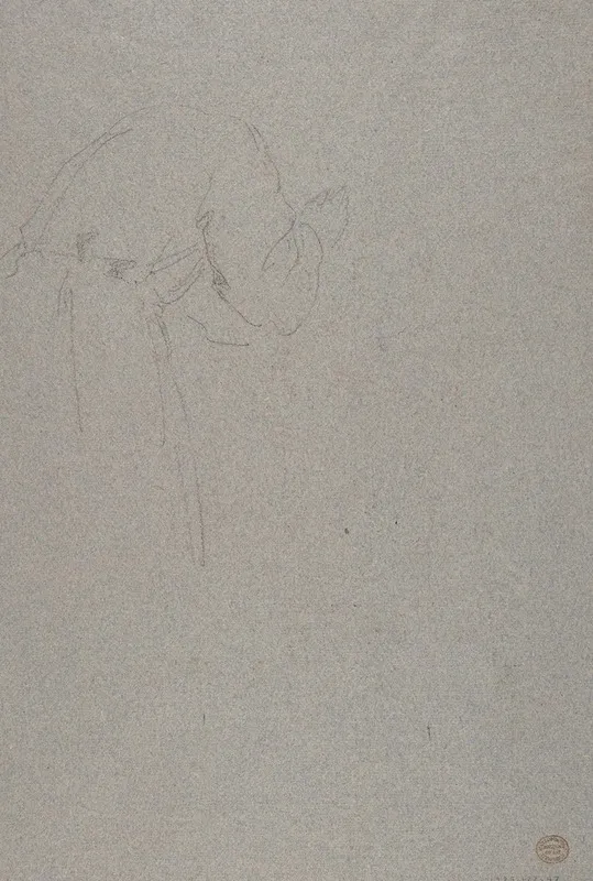 Cleric With Joined Hands by Isidore Pils - Canvas Print